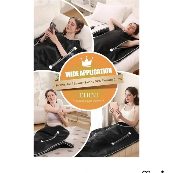 Ehinil Black Sauna Blanket - Picture 6 of 6